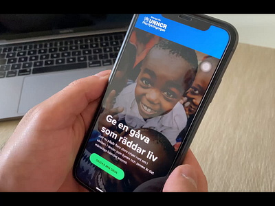 UNHCR - Donation prototype 2d adobexd animation app black blue clean design figma ios iphone mobile prototype simple sketch ui ux web website