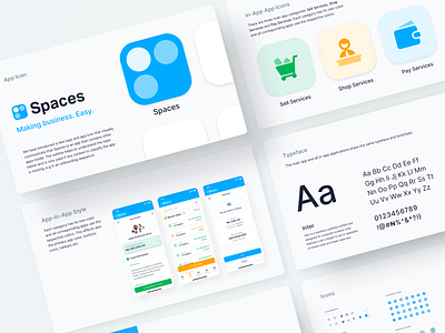 Spaces App Logo and Styleguide 💎