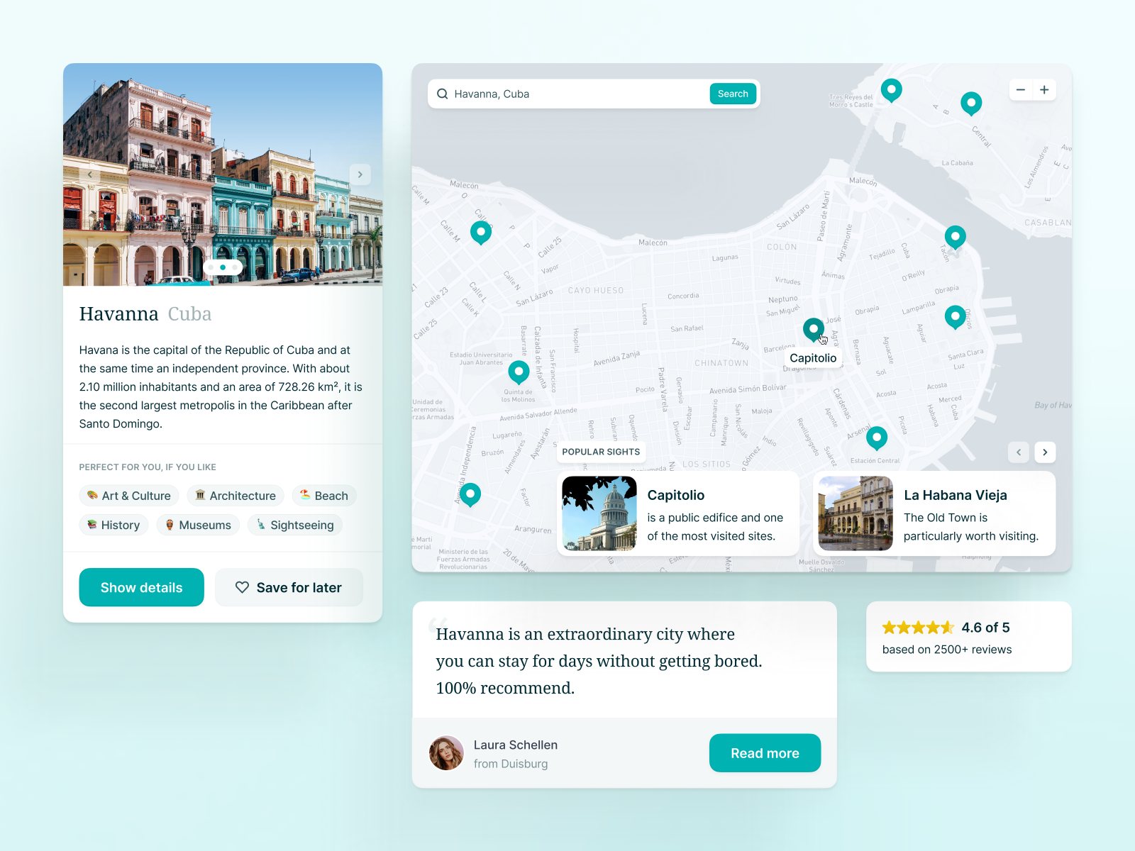 🏝 Travel and Vacation Components by Diana Palavandishvili for Fintory ...