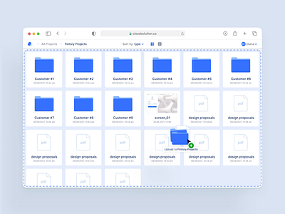Multiple Files Upload ⬆ animation clean ui design desktop fintory interface loading ui upload upload queue ux