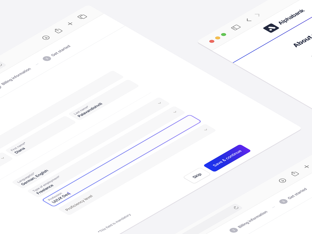 Onboarding Exploration 🚀 by Diana Palavandishvili for Fintory on Dribbble