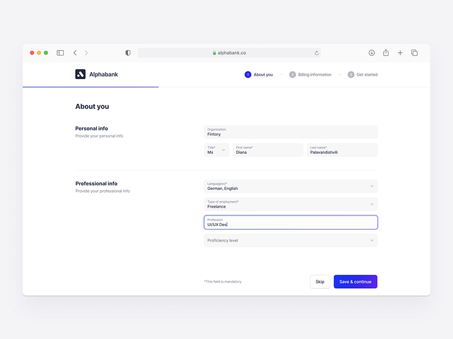 Light Input Fields by Julian Herbst for Fintory on Dribbble