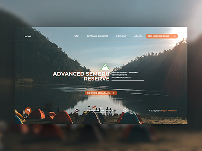 Redesign : Booking Semeru v.3 booking semeru minimal redesign concept semeru ui ux web