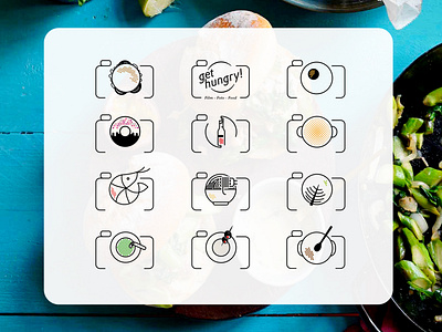 Get hungry icons