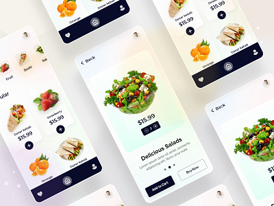 Food Delivery App app design clean design food delivery app homepage design illustration landingpage minimal mobile app trendy design ui ux uidesign uxdesign website