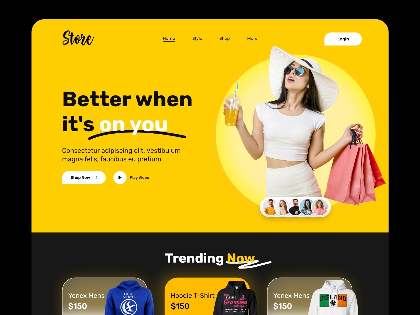 Clothing Website Design Templates