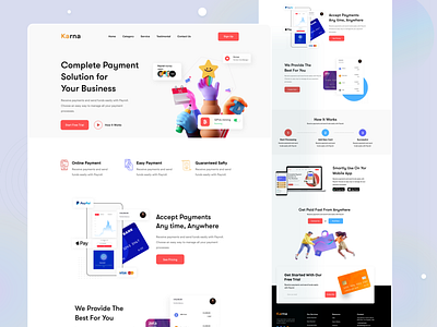 Banking Landing Page Design