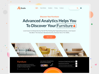 Furniture Landing Page Design