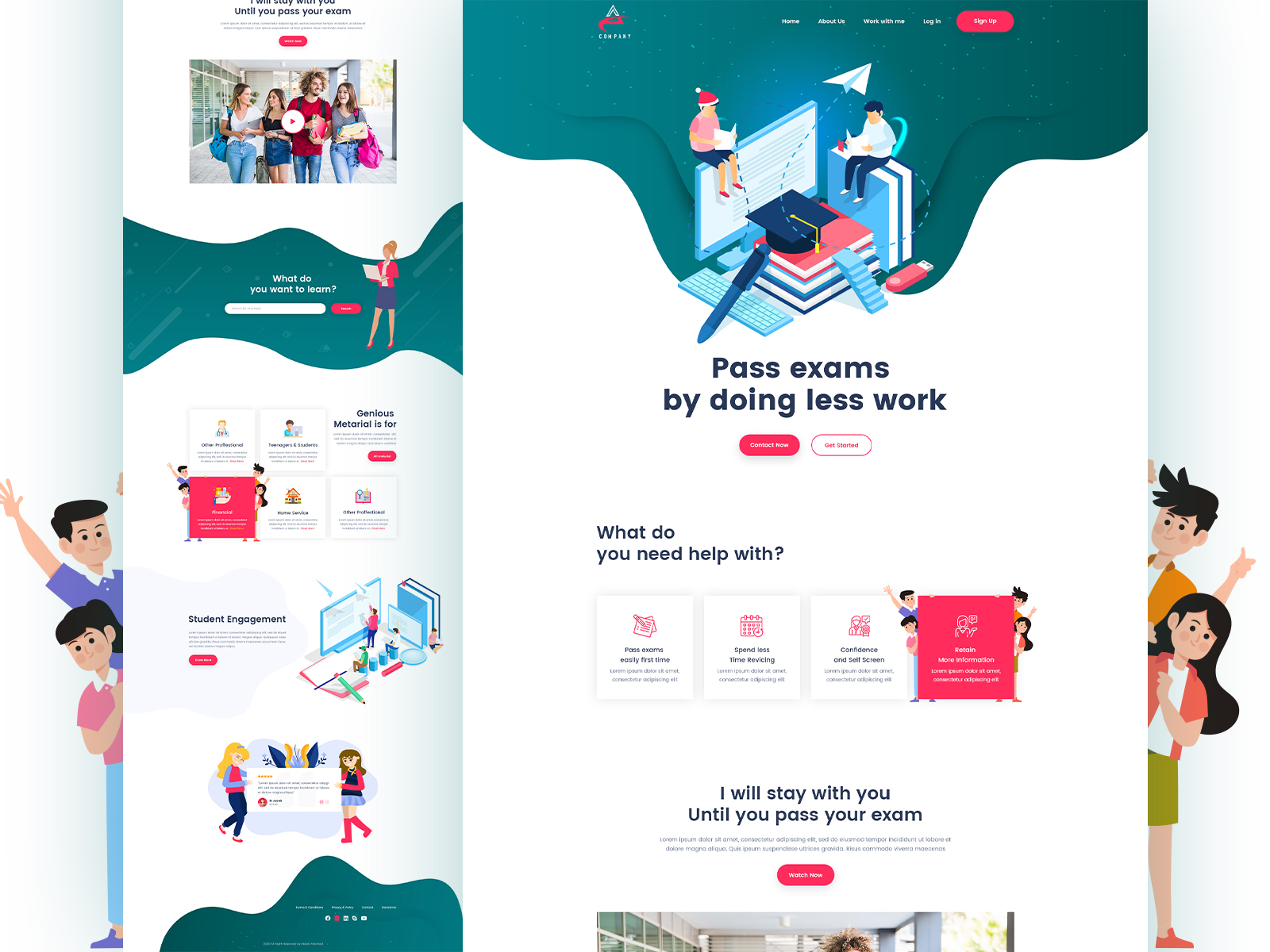 education-landing-page-by-akash-ahamed-on-dribbble