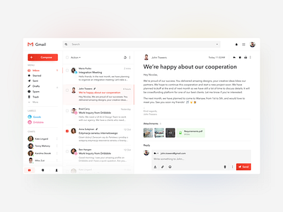 Gmail Re-design