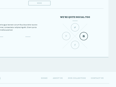 We're Quite Social Too icon icons social social media type typography ui ux web web ui website