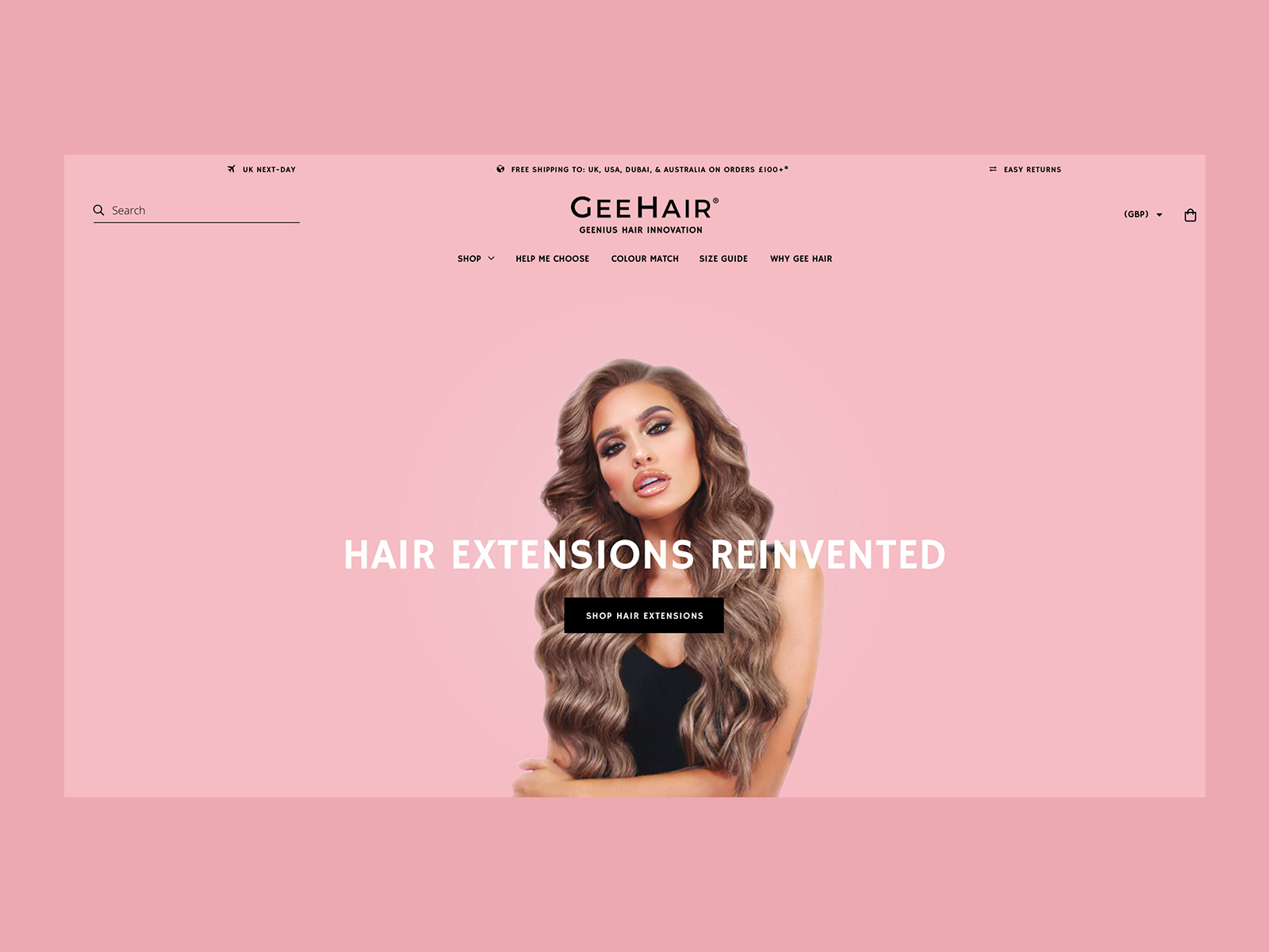 Gee Hair Now Live by MadeByShape on Dribbble