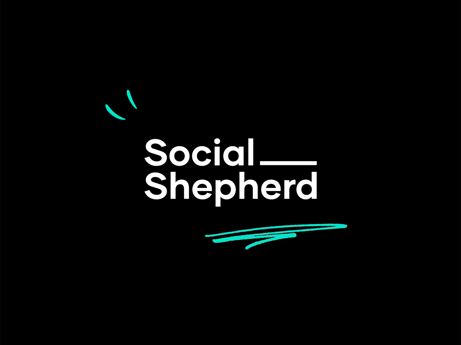 Social Shepherd Logo animated animation brand branding design flat gif icon logo minimal typography vector