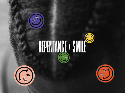 REPENTANCE x SMILE branding design ecommerce icon logo shape ui ux vector web