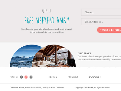 Travel Site - Footer booking ecommerce travel ui user interface ux web design website website design