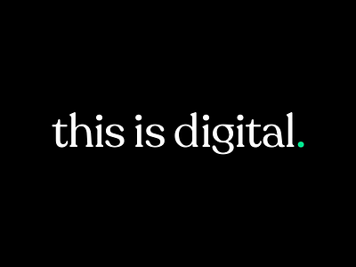 This is Digital branding design logo ui ux web website