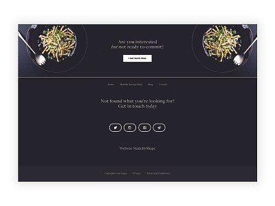 Footer Detail design detail footer madebyshape shape ui ux web website