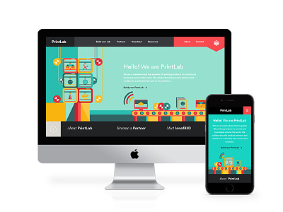 PrintLab Website Launched design development madebyshape shape ui ux website