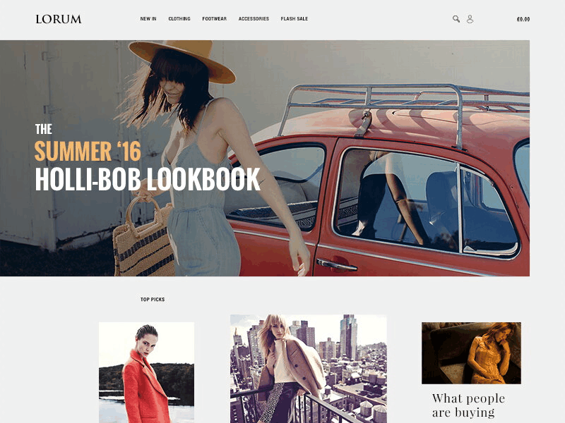 Fashion Website Concept design detail ecommerce madebyshape shape ui ux web website