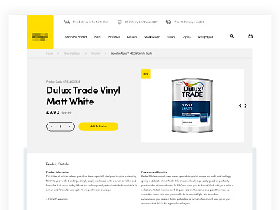 Paint Shop Interior concept design detail development ecommerce madebyshape product shape ui ux web website