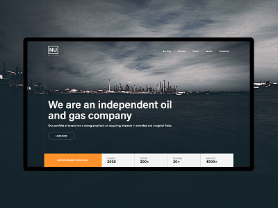 Nu Gas & Oil apple concept flat gas minimal oil store ui web web design