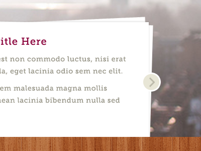 Text Slider text typography slider pages arrows icons serif slab serif texture wood ui ux website web design website design