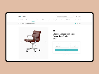 Lof Direct - Product Detail design ecommerce layout typography ui user experience user interface ux web website