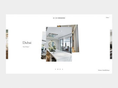 Charlie Horner Home Slider website design concept web design website typography user experience user interface design web ux ui