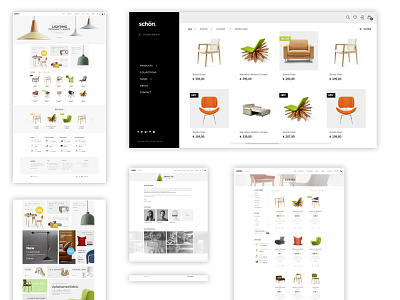 schön. | eCommerce HTML5 Template e commerce shop e commerce website furniture design html5 modern store themeforest ui ux ux website design