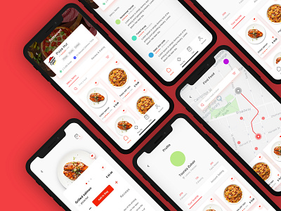 Food Delivery - Mobile App app app design burgers calories cook delivery app food app food order foodie mobile app design product design recipe restaurant uidesign