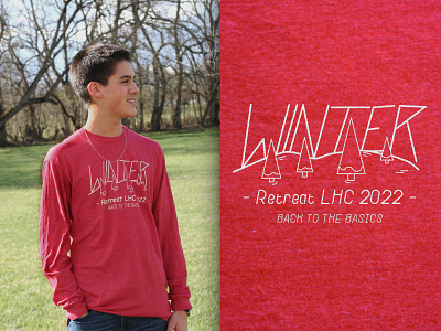 Winter Retreat Liberty Heights 2022 design illustration libertyheights logo student ministries winter retreat youth