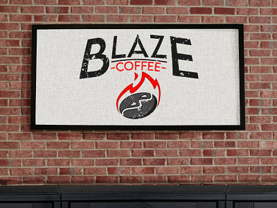 Blaze Coffee Branding blaze branding carsonwells coffee design illustration logo