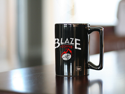 Blaze Coffee Mug blaze branding carsonwells coffee design illustration logo mug