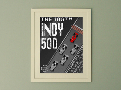 The 106th Indy 500 Poster