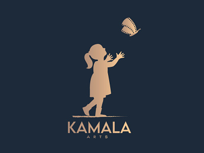 Kamala Arts #logoDesign branding flat illustration logo vector