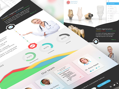 dentist services landingpage dentist design landing page ui ux web