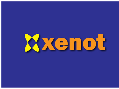 xenot logo 01 app branding business card factory illustration logo logo design typography ui vector
