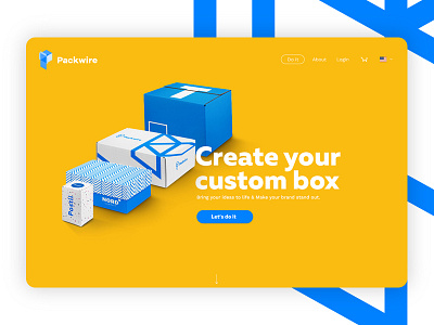Packwire website interface site ui web webdesign website