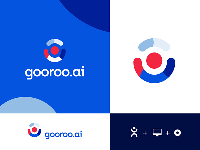 Gooroo brand identity branding colorfull design logo logotype startup