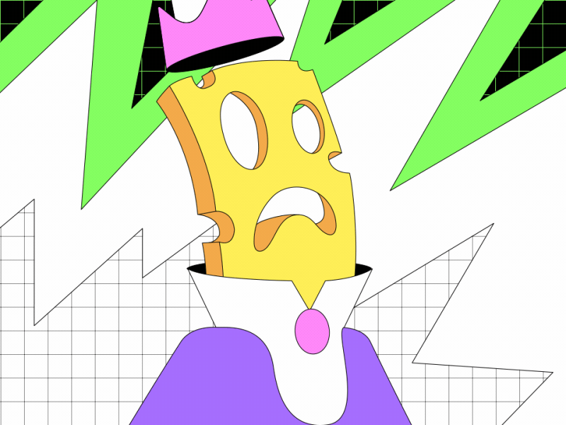 Cheeze Wizards: Melted art direction blockchain branding character crypto dapper dapperlabs design gaming illustraion vancouver
