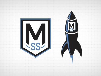 Speed Shop Logo and Secondary Mark classic illustration logo rocket vintage