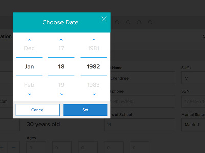 Simple Date Picker