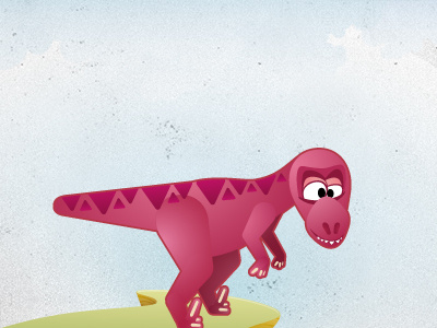 Raptor character dinosaur game illustration texture velociraptor