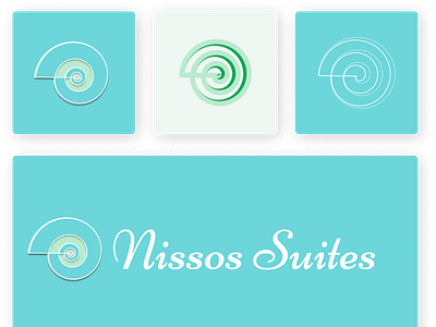 Nissos Suites Logo Design