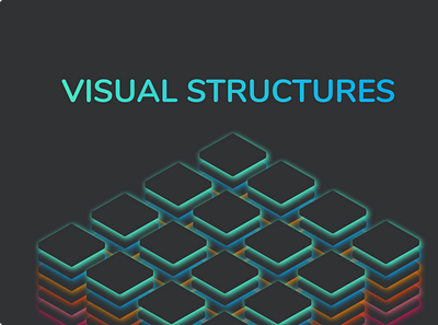 Visual Structures Project Cover application application ux ui dark mode design figma header design illustration svg ui vector web