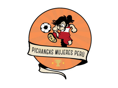Pichangas MP Logo branding canter icons ilustration logo typeface