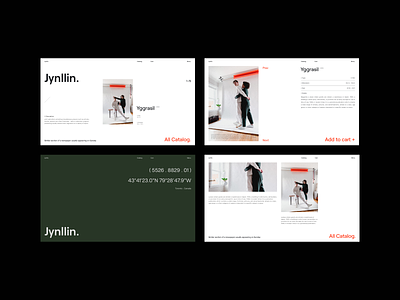 Jynllin Magazine concept design graphicdesign interface minimal photography typogaphy uidesign webdesign whitespace