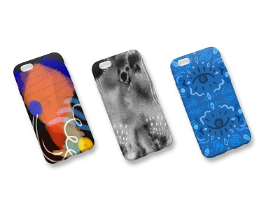 iPhone Case Mockup abstract adobeillustator illustration inking inktober phone case phone case design procreate