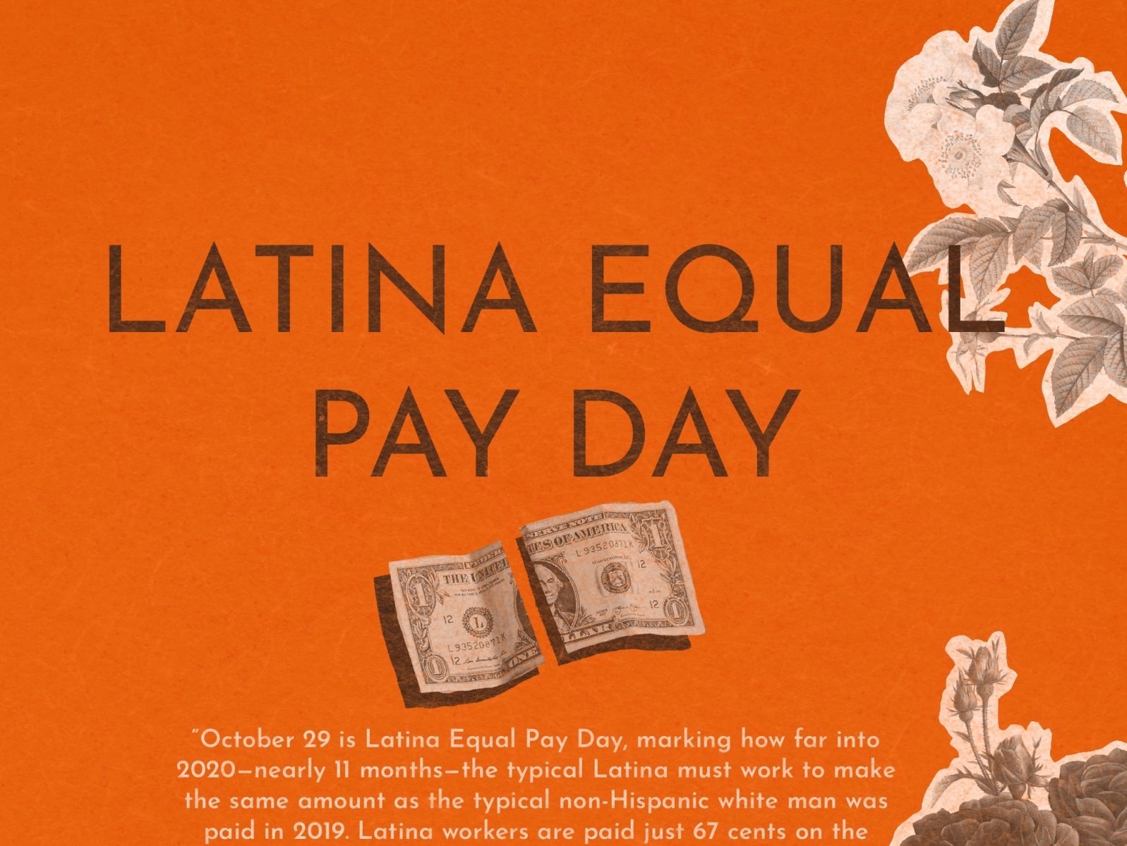 Latina Equal Pay Day By Tiana On Dribbble
