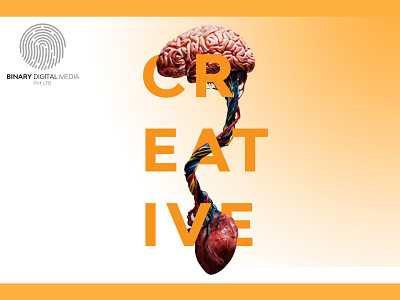 Creativity is an aesthetic connection between brain and heart branding branding agency creative design digitalmarketing logo marketingstrategy socialmedia socialmediamarketing web website